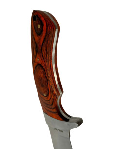 Cuchillo de caza con mango de madera 2