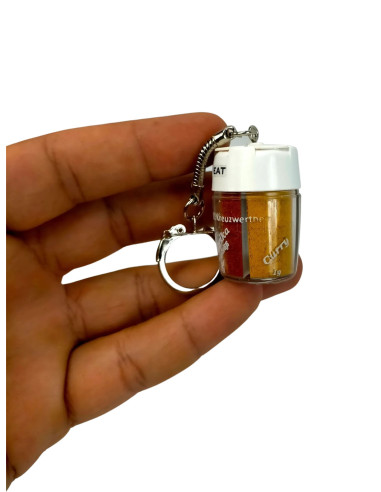 Llavero mini especiero supervivencia