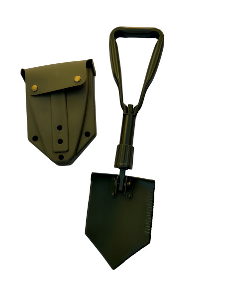 Pala hacha militar plegable con funda nueva
