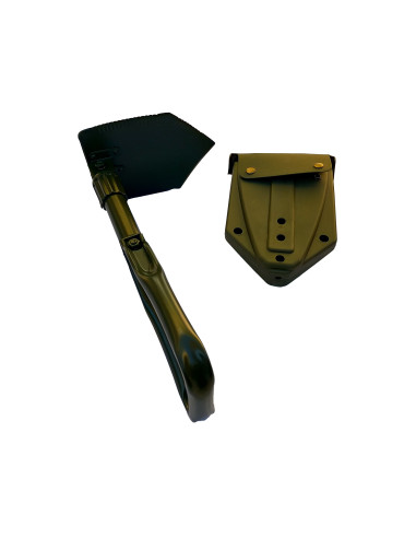 Pala hacha militar plegable con funda nueva