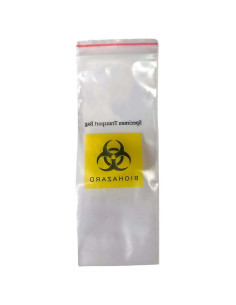 x4 Bolsa hermética BIOHAZARD amarillo 2