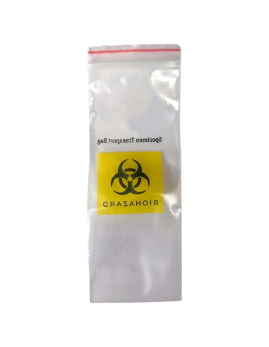 x4 Bolsa hermética BIOHAZARD amarillo