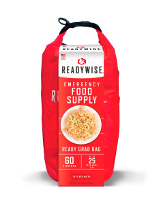 Bolsa 60 raciones de emergencia variadas (desayunos, comidas y cenas) liofilizadas ReadyWise MRE