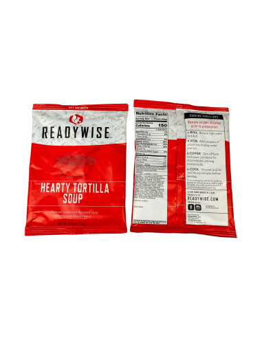 Cubo 120 raciones de emergencia variadas (comidas y cenas)ReadyWise MRE