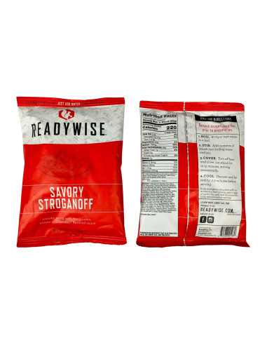 Cubo 120 raciones de emergencia variadas (comidas y cenas)ReadyWise MRE