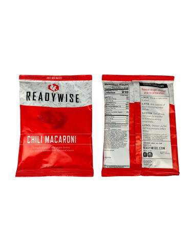 Cubo 120 raciones de emergencia variadas (comidas y cenas)ReadyWise MRE