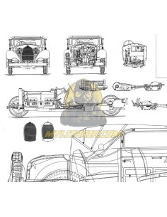 Plano Bugatti Type 41 Royale de 1932 2