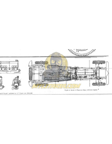 Plano Bugatti Type 41 Royale de 1932