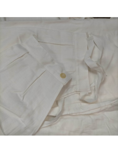 Bata + gorro quirúrgico militar antiguo