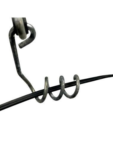 Gancho cable telefónico militar alemán IIGM y postguerra