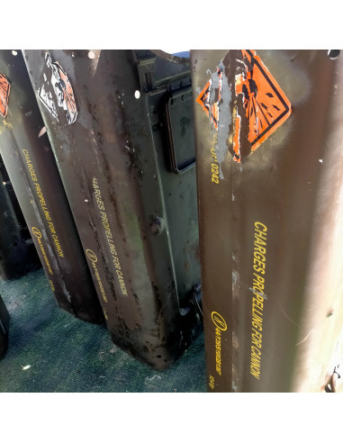 Cajas metálicas de munición especial -Vacías-