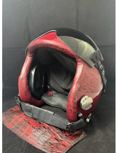 CASCO DE VUELO GENTEX HGU-55/P DEL PILOTO DEMOSTRADOR DEL F-18 HORNET DEL FUERZA DEL AIRE ESPAÑOL