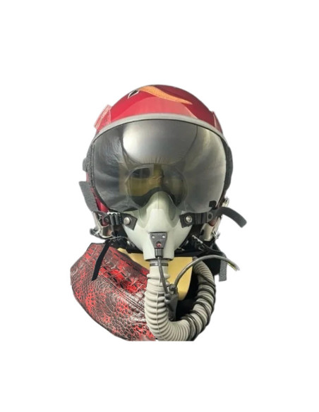 CASCO DE VUELO GENTEX HGU-55/P DEL PILOTO DEMOSTRADOR DEL F-18 HORNET DEL FUERZA DEL AIRE ESPAÑOL