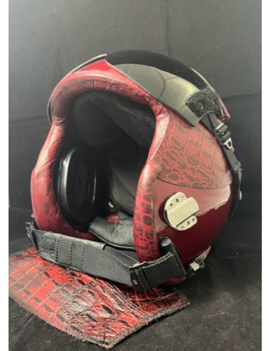 CASCO DE VUELO GENTEX HGU-55/P DEL PILOTO DEMOSTRADOR DEL F-18 HORNET DEL FUERZA DEL AIRE ESPAÑOL