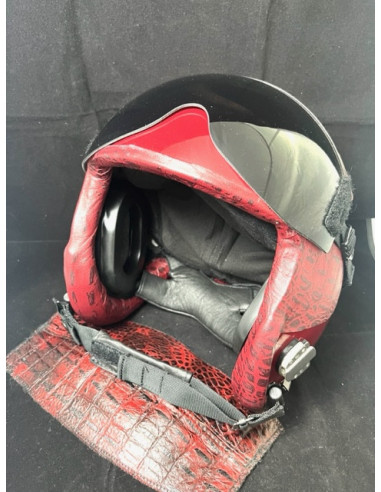 CASCO DE VUELO GENTEX HGU-55/P DEL PILOTO DEMOSTRADOR DEL F-18 HORNET DEL FUERZA DEL AIRE ESPAÑOL