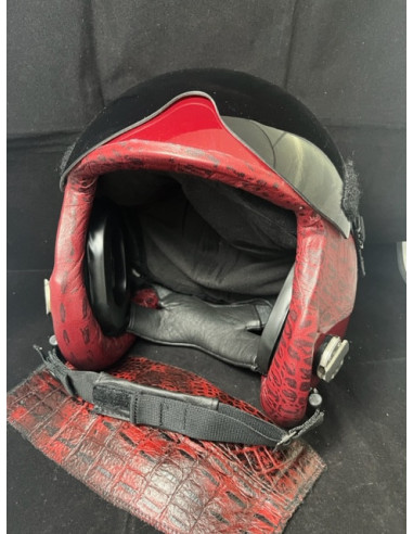 CASCO DE VUELO GENTEX HGU-55/P DEL PILOTO DEMOSTRADOR DEL F-18 HORNET DEL FUERZA DEL AIRE ESPAÑOL