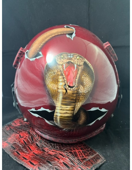 CASCO DE VUELO GENTEX HGU-55/P DEL PILOTO DEMOSTRADOR DEL F-18 HORNET DEL FUERZA DEL AIRE ESPAÑOL
