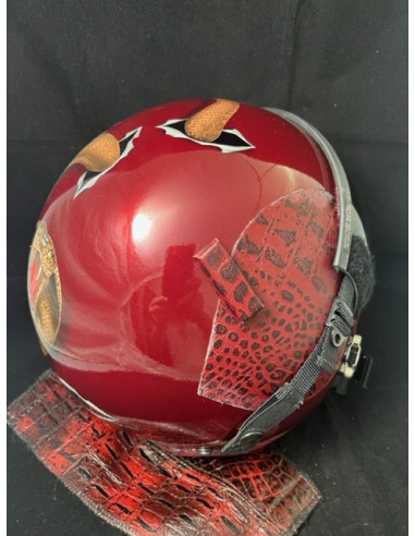 CASCO DE VUELO GENTEX HGU-55/P DEL PILOTO DEMOSTRADOR DEL F-18 HORNET DEL FUERZA DEL AIRE ESPAÑOL