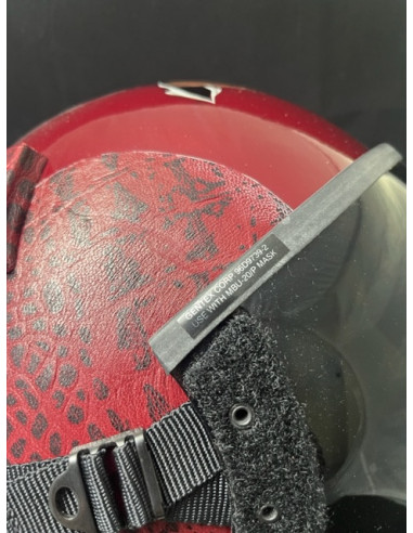 CASCO DE VUELO GENTEX HGU-55/P DEL PILOTO DEMOSTRADOR DEL F-18 HORNET DEL FUERZA DEL AIRE ESPAÑOL