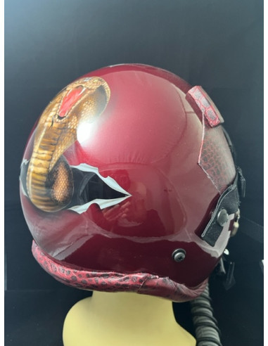 CASCO DE VUELO GENTEX HGU-55/P DEL PILOTO DEMOSTRADOR DEL F-18 HORNET DEL FUERZA DEL AIRE ESPAÑOL