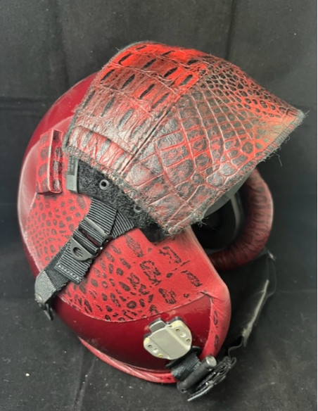 CASCO DE VUELO GENTEX HGU-55/P DEL PILOTO DEMOSTRADOR DEL F-18 HORNET DEL FUERZA DEL AIRE ESPAÑOL