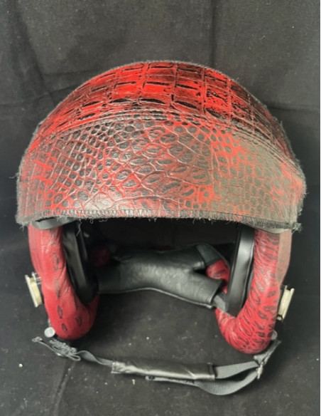 CASCO DE VUELO GENTEX HGU-55/P DEL PILOTO DEMOSTRADOR DEL F-18 HORNET DEL FUERZA DEL AIRE ESPAÑOL