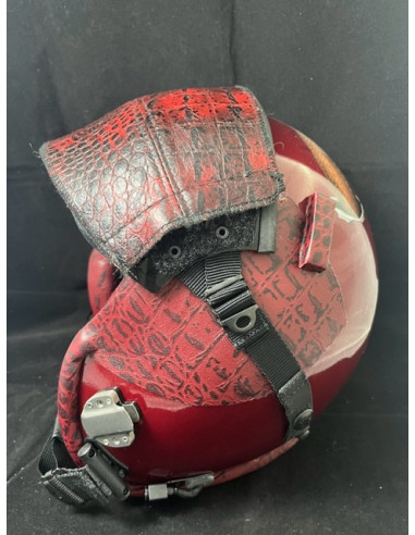 CASCO DE VUELO GENTEX HGU-55/P DEL PILOTO DEMOSTRADOR DEL F-18 HORNET DEL FUERZA DEL AIRE ESPAÑOL