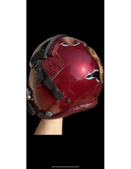 CASCO DE VUELO GENTEX HGU-55/P DEL PILOTO DEMOSTRADOR DEL F-18 HORNET DEL FUERZA DEL AIRE ESPAÑOL