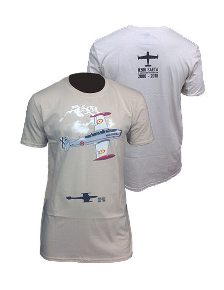 Camiseta avión militar SAETA aniversario
