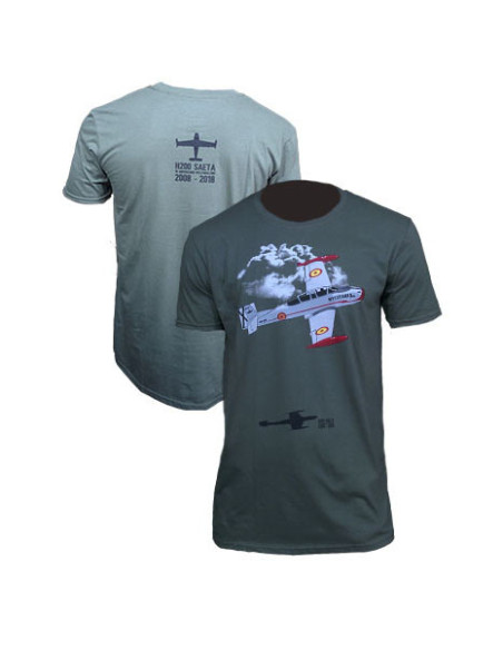 Camiseta avión militar SAETA aniversario