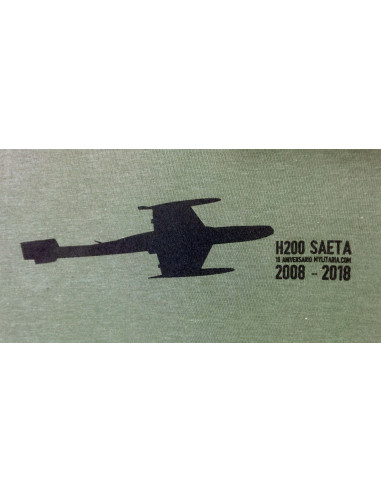 Camiseta avión militar SAETA aniversario
