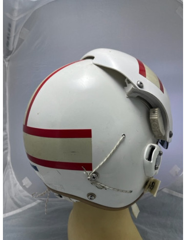 Casco de vuelo de piloto de la Armada Española. Avión P-3 Orion de guerra antisubmarina.