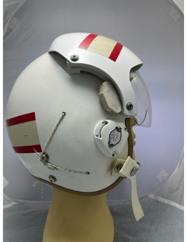 Casco de vuelo de piloto de la Armada Española. Avión P-3 Orion de guerra antisubmarina.