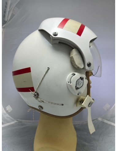 Casco de vuelo de piloto de la Armada Española. Avión P-3 Orion de guerra antisubmarina.