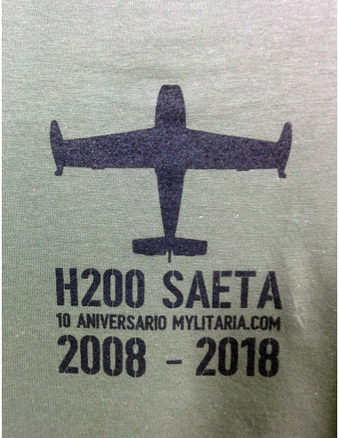 Camiseta avión militar SAETA aniversario