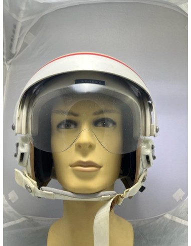 Casco de vuelo de piloto de la Armada Española. Avión P-3 Orion de guerra antisubmarina.