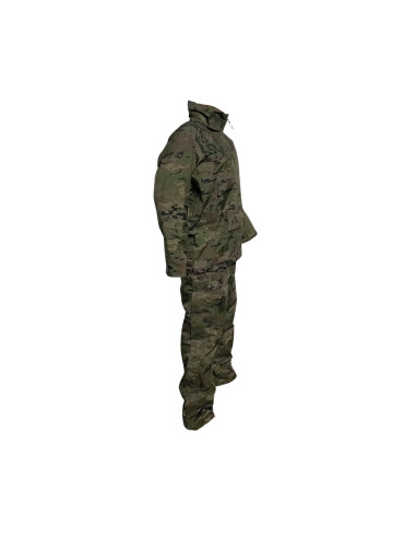 Traje de tormenta (agua) pixelado boscoso militar original