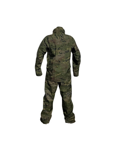 Traje de tormenta (agua) pixelado boscoso militar original