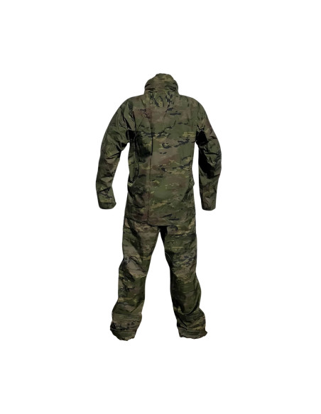 Traje de tormenta (agua) pixelado boscoso militar original