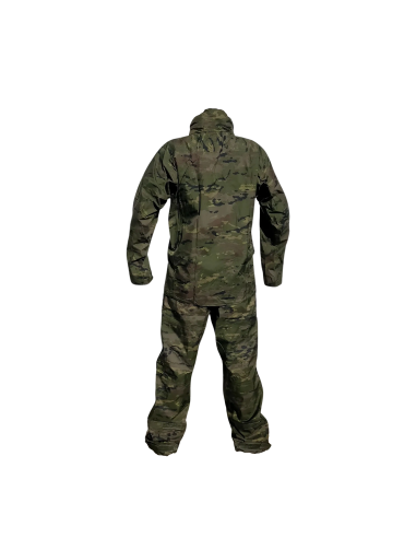 Traje de tormenta (agua) pixelado boscoso militar original