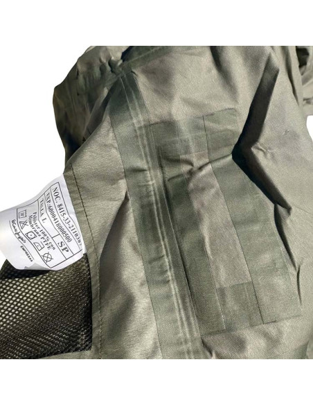 Traje de tormenta (agua) pixelado boscoso militar original