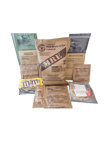 Raciones de combate USA MRE militar supervivencia