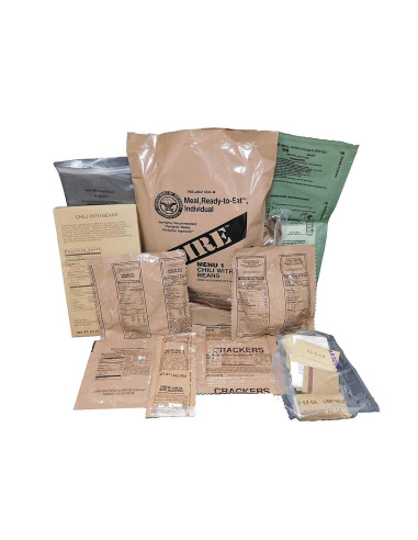 Raciones de combate USA MRE militar supervivencia