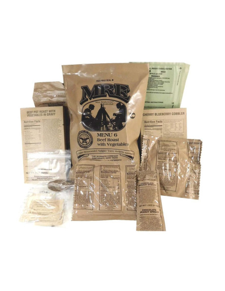Raciones de combate USA MRE militar supervivencia