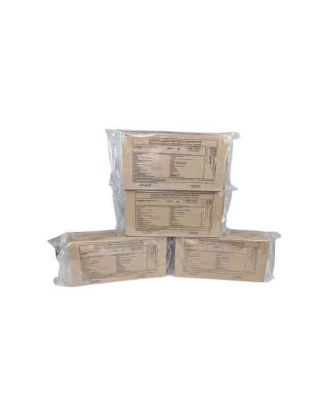 Pack 24h raciones de combate RCIR Fuerzas Armadas francesas MRE