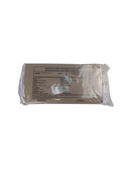 Pack 24h raciones de combate RCIR Fuerzas Armadas francesas MRE
