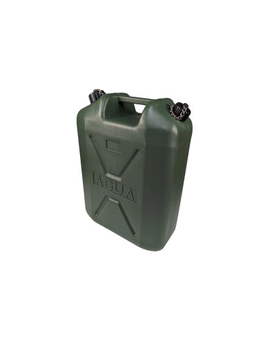 Jerrycan o Garrafa de agua militar verde