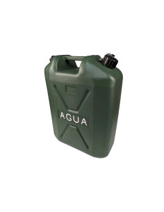 Jerrycan o Garrafa de agua militar verde