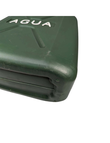 Jerrycan o Garrafa de agua militar verde