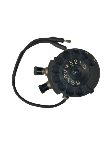 Marcador telefónico militar antiguo + funda